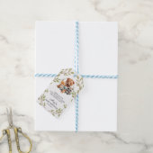 Rustiek Green Woodland Baby shower Dank je wel Fav Cadeaulabel (Met Touw)