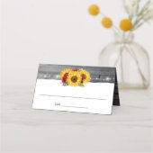 Rustiek Grijs Hout Waterverf Roos Zonnebloem Bruil (Voorkant)