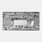  rustiek grijs verbrand hout Carpenter Monogram Bureaumat (Keyboard & Muis)