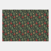Rustiek grillig kerstboom inpakpapier (Voorkant 2)