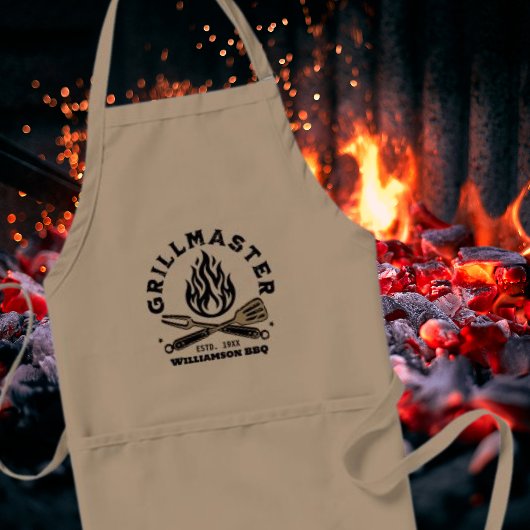 Rustiek GRILLMASTER Custom Schort