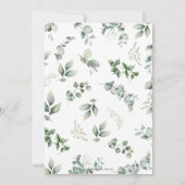 Rustiek groen Boerderij Barnyard Animals Het is ee Bedankkaart (Achterkant)