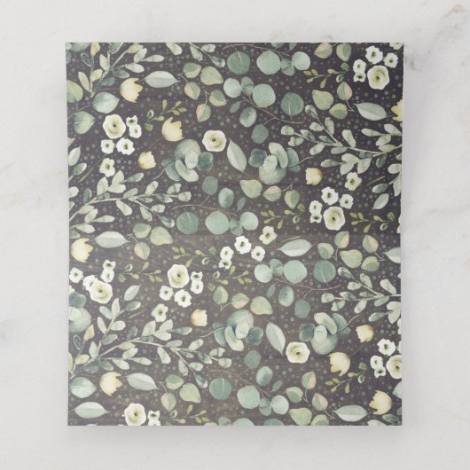 Rustiek groen bruiloft | Speciale partij (Binnenkant ongevouwen)