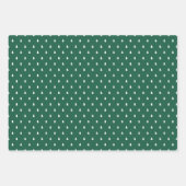 Rustiek groen en zwart horloge Plaid Merry Christm Inpakpapier Vel (Voorkant 3)