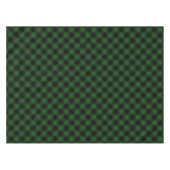 Rustiek groen en zwarte Buffalo Plaid Tafelkleed (Voorkant (Horizontaal))