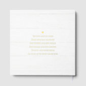 Rustiek groen Folie bruiloft gastenboek (Achterkant)