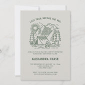 Rustiek Groen Kamp Bachelorette Routebeschrijving Kaart (Voorkant)