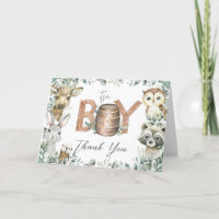 Rustiek groen Woodland Animals Baby shower Tent