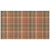 Rustiek Herfst Plaid Bruin Sinaasappel Grijs Goud  Tafelkleed (Voorkant (Horizontaal))