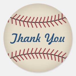 Rustiek honkbal dank u Stickers