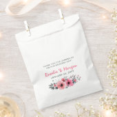 Rustiek Hout Bloemen Rozen Land Bruiloft Dank u Bedankzakje (Geknipt)