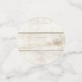 Rustiek Hout Boho Bloemen Zoet 16 Verjaardag Confetti (Kleine voorkant)