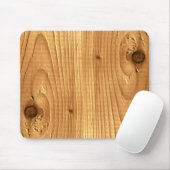 Rustiek hout charmant en geweldig fab muismat (Met muis)