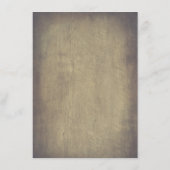 Rustiek hout en groen bruiloft informatie informatiekaartje (Achterkant)