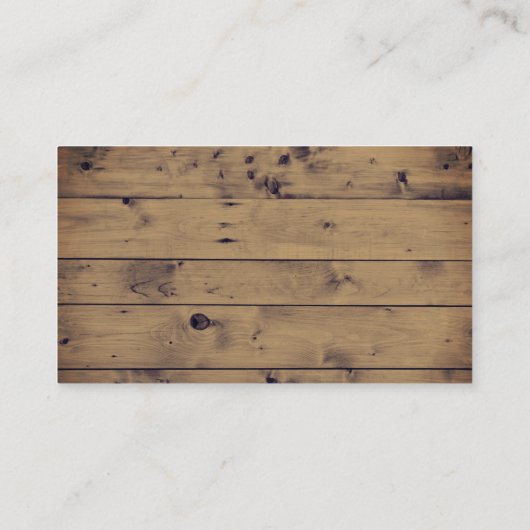 Rustiek Hout Lace Wedding Registry Insert Informatiekaartje (Achterkant)