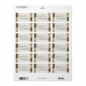 Rustiek Hout Land Boerderij Barn Boards Etiket (Full Sheet)