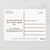 Rustiek hout metselaar verlichting bruids douche u briefkaart (Achterkant)