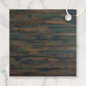 Rustiek Hout Rood Wijnglas 60e Verjaardag Dank u Bedankjes Labels (Achterkant)