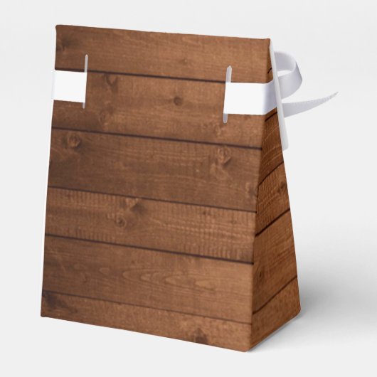 Rustiek Hout & Wit Kant Verjaardag Tiara Bedankdoosjes (Achterkant)