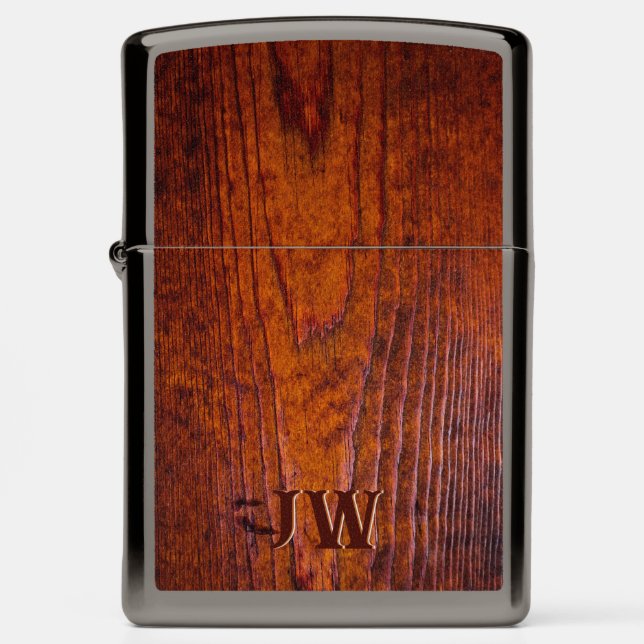 Rustiek  Houten Graan Monogram (Front)