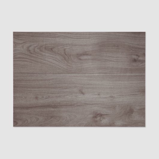 Rustiek Houten Patroon Land Winter Kerstmis Tissuepapier (Voorkant)