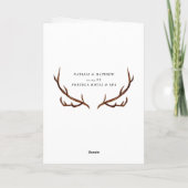 Rustiek is mijn bruidsmeisje kaart (Achterkant)