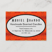 Rustiek Kaarsenbedrijf levert Visitekaartje (Voorkant)