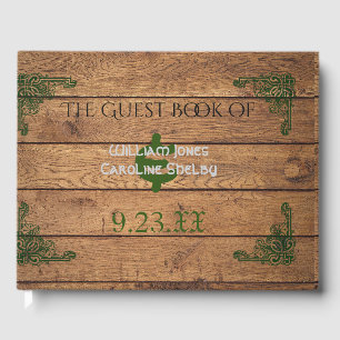 Rustiek Keltisch Claddagh Bruiloft Gastenboek