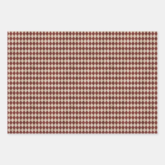 Rustiek Kerst Olijf Groen Inpakpapier (Voorkant)