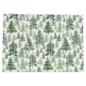 Rustiek kerstboombos in Sage Green Groot Cadeauzakje (Achterkant)