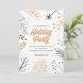 Rustiek kerstfeest kaart (Staand voorkant)