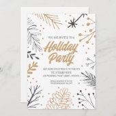 Rustiek kerstfeest kaart (Voorkant / Achterkant)