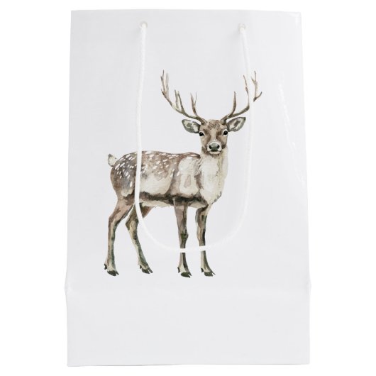 rustiek kersthert medium cadeauzakje (Achterkant)