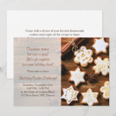 Rustiek kerstkoekjesruil vakantiefeest kaart (Voorkant / Achterkant)