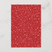 Rustiek Kerstmis Groen Bruiloft Informatiekaartje (Achterkant)