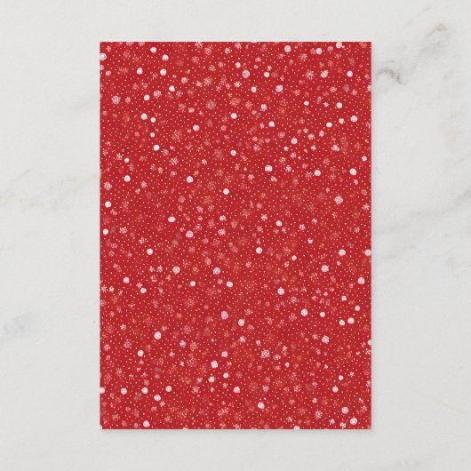 Rustiek Kerstmis Groen Bruiloft Informatiekaartje (Achterkant)