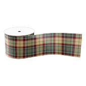 Rustiek kerstplaid tartan patroon grosgrain lint (Spoel)