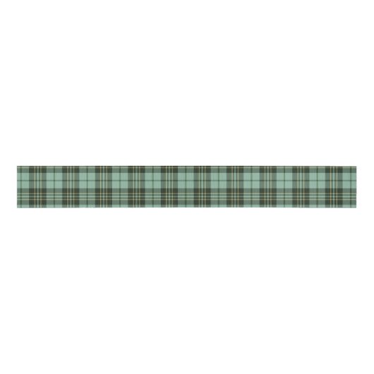 Rustiek kerstplaid tartan patroon grosgrain lint (Voorkant)
