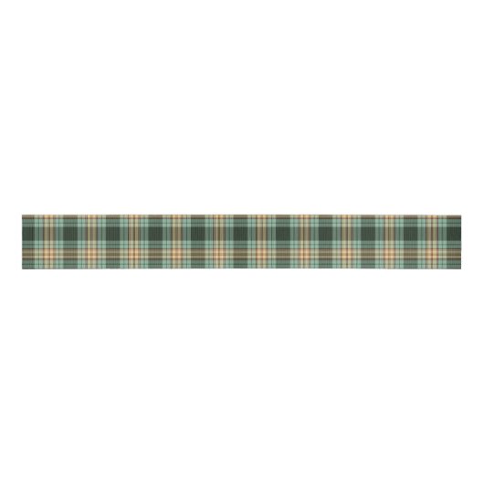 Rustiek kerstplaid tartan patroon grosgrain lint (Voorkant)