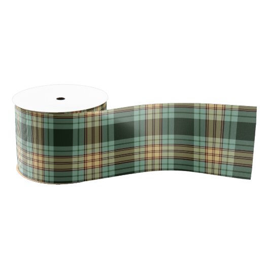 Rustiek kerstplaid tartan patroon grosgrain lint (Spoel)