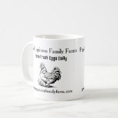 Rustiek  Kip Boerderij Koffiemok (Voorkant links)