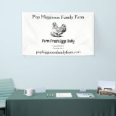 Rustiek  Kip Boerderij Spandoek (Beurs)