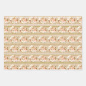 rustiek klein pompoen patroonfeestdecor inpakpapier vel (Voorkant)