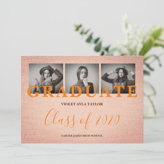 Rustiek koraalweefsel effect 3 Multi Foto's Afstud (Staand voorkant)