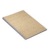 Rustiek kraftpapier: getextureerde achtergrond. notitieboek (Rechterzijde)