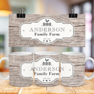 Rustiek  Label Grens Familie Boerderij Koffiemok