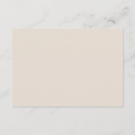 Rustiek Land Bloemen Bruin Neutraal Bruiloft Detai Informatiekaartje (Achterkant)