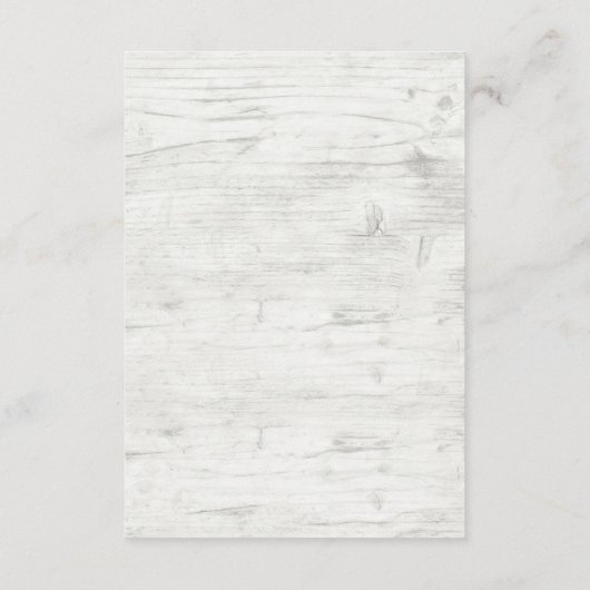 Rustiek Land Boerderij Chalkboard Bruiloft Details Informatiekaartje (Achterkant)