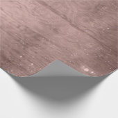 Rustiek Land Chic Bruin Cadeaupapier (Hoek)