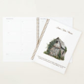 Rustiek land Grote gepersonaliseerde zaken Planner (Display)